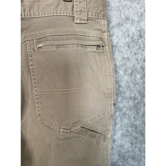 Royal Robbins Mens Utility Pants Size 38 Khaki Cotton Blend Outdoor Wear Read - Picture 7 of 10